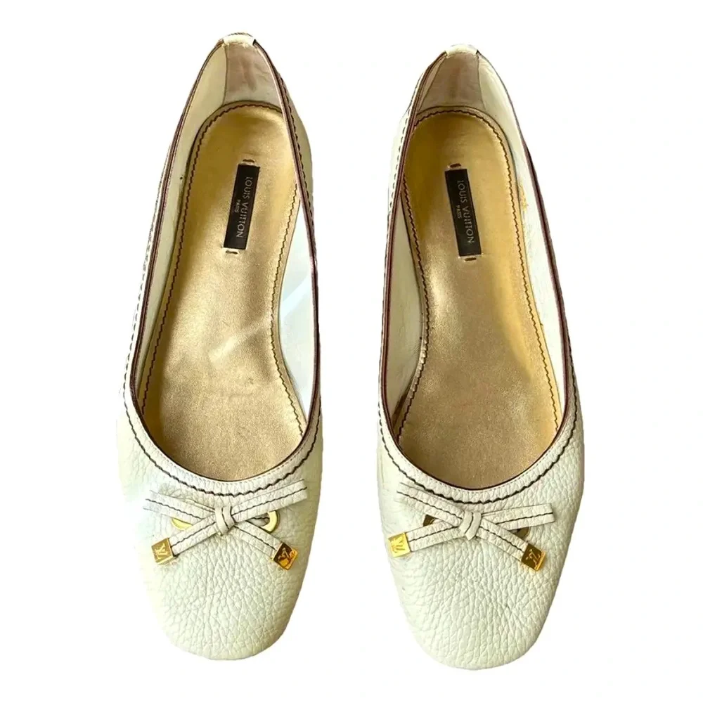 Louis Vuitton Leather Ballet Flats | Size 39 - Picture 1 of 16